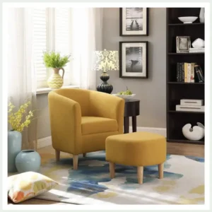 ARMCHAIR CHAIR AND OTTOMAN-furnituresphere.online