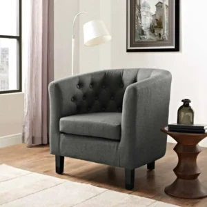 BELLEZE GRAY ACCENT CHAIRS-furnituresphere.online