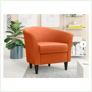 Orange Accent Chair-furnituresphere.online