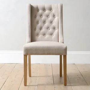 WINGED BUTTONED CHAIR-furnituresphere.online