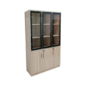 Glass Display Steel Cabinet-furnituresphere.online